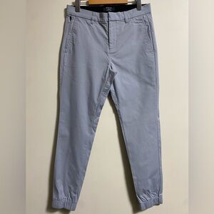 RW&CO Men’s Light Grey Commuter Joggers Slim Fit Size 29x30